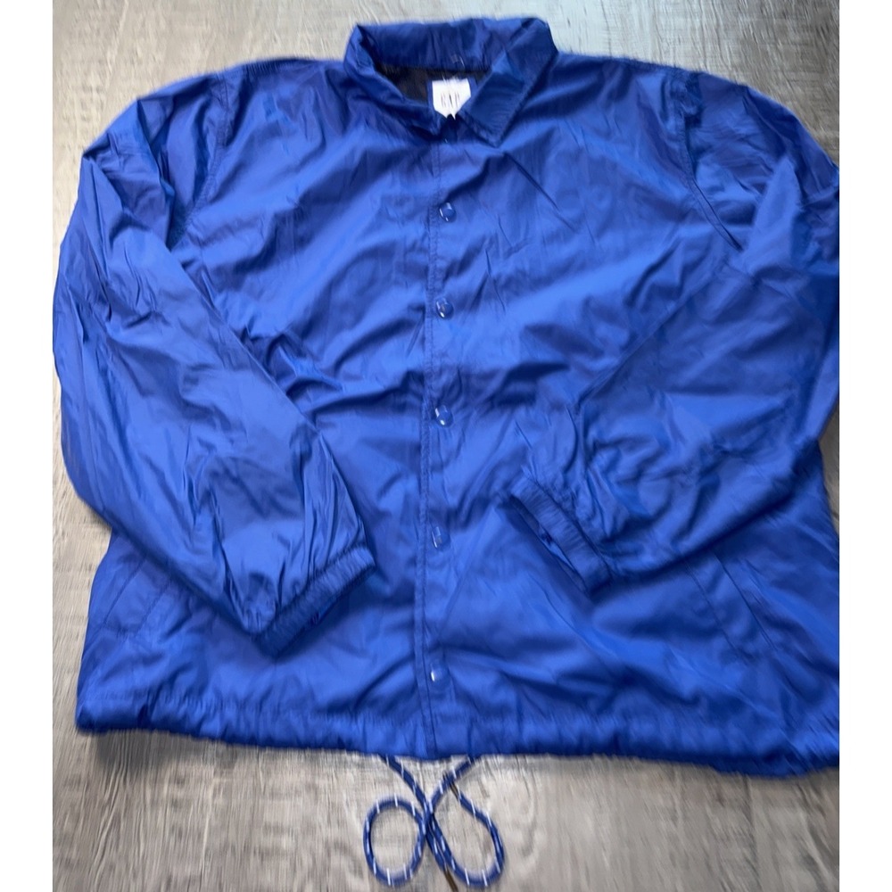 Gap men's windbreaker 2017‎ Coaches Track  Style Blue Extra  Large Casual